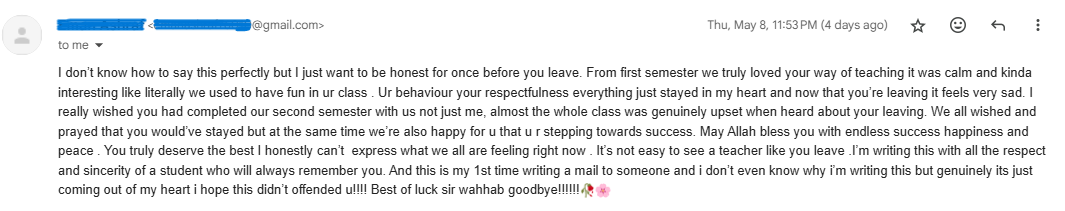 Review from University Student 3